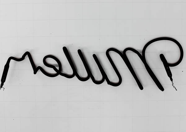 Miller Single Stroke Script Word unit Replacement Tube - Neon Sign Part