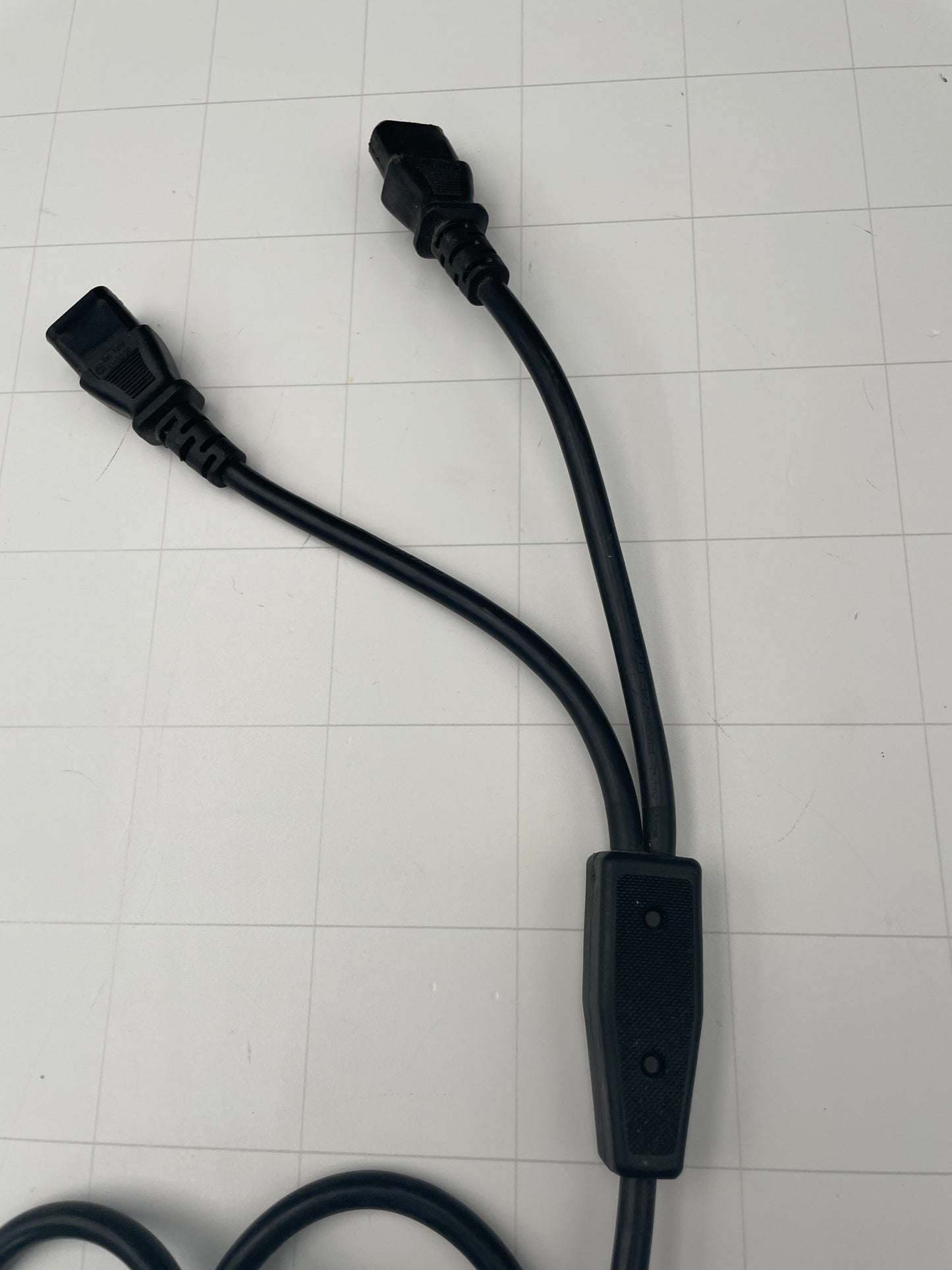 10 Ft Split Neon Sign Power Cord – Dual IEC Y-Style Replacement Cable