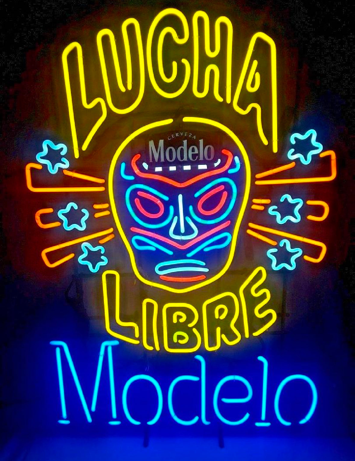 LIBRE Double Stroke word unit for Modelo Lucha Libre Neon Sign Replacement Tube