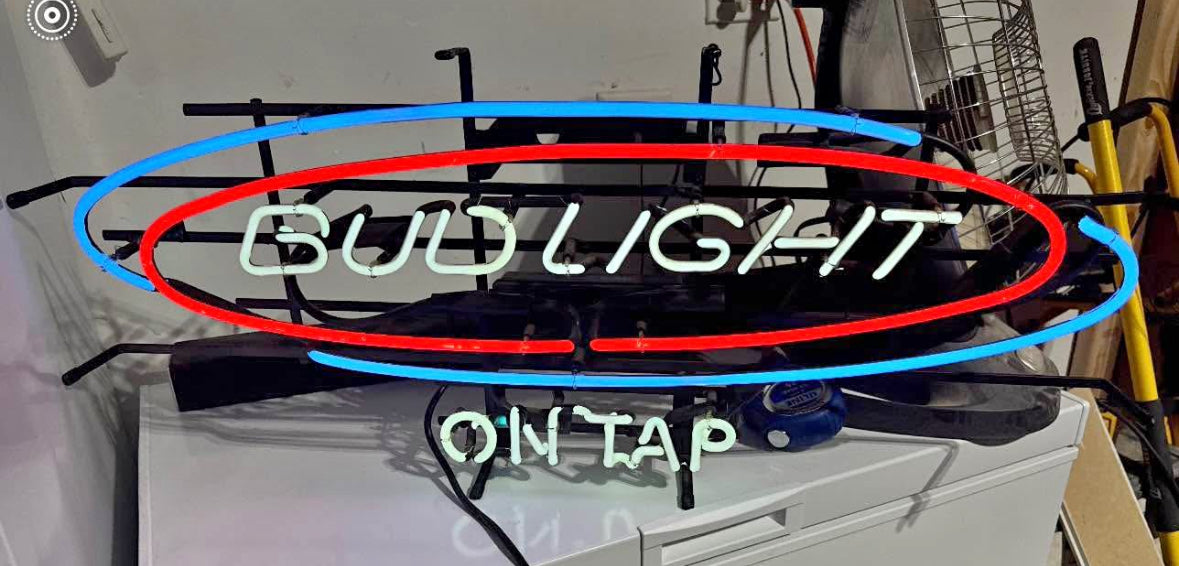 Double Swoosh Border Unit for Bud Light Replacement Tube - Neon Sign Part