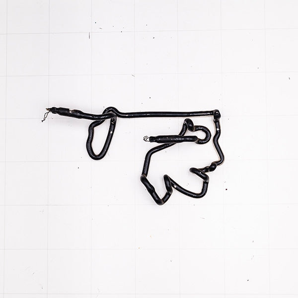 Maiden Face Section for Leinenkugel's Replacement Tube - Neon Sign Part Used