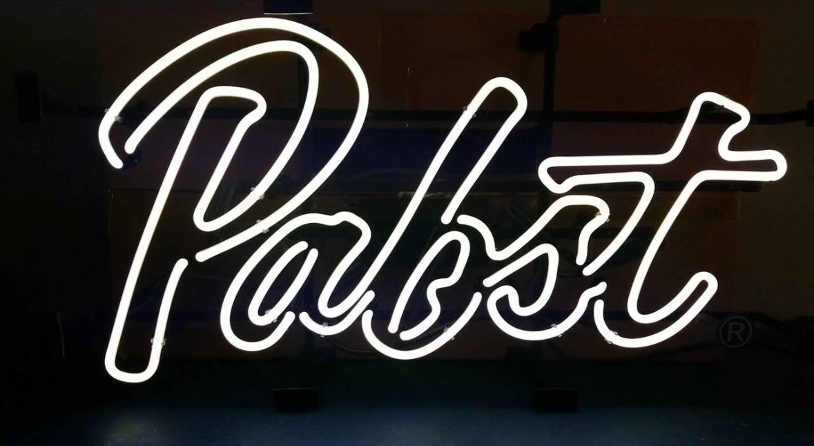 P for Double Stroke 3 Unit Pabst word Neon Sign Replacement Tube