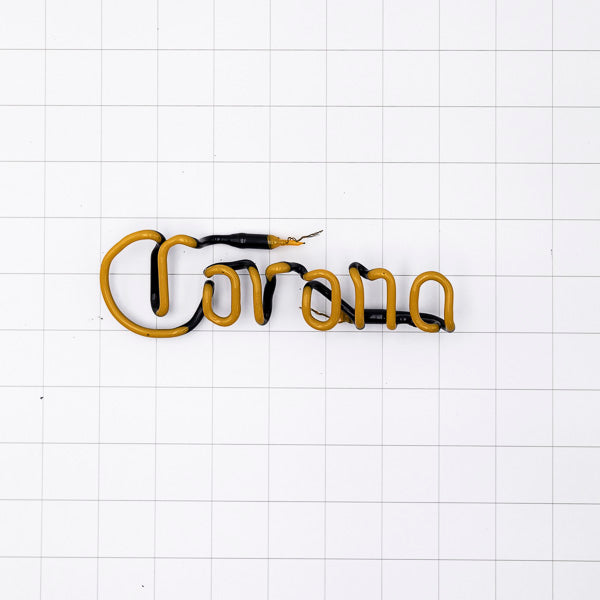 Corona Single Stroke Word Unit Neon Sign Replacement Tube