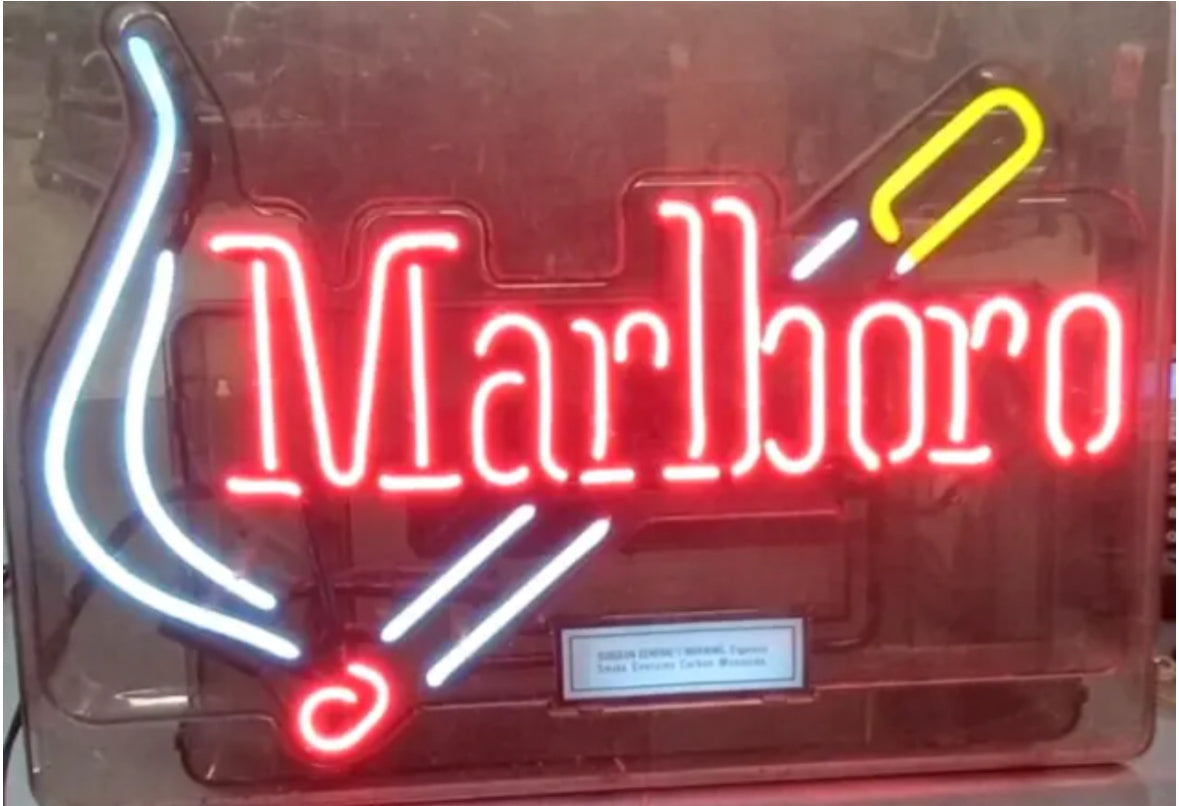Marlboro Neon Sign Plastic Replacement Housing