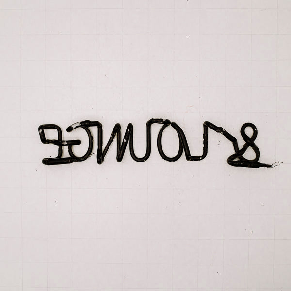 & lounge Single Stroke Word Unit Replacement Tube - Neon Sign Part Used