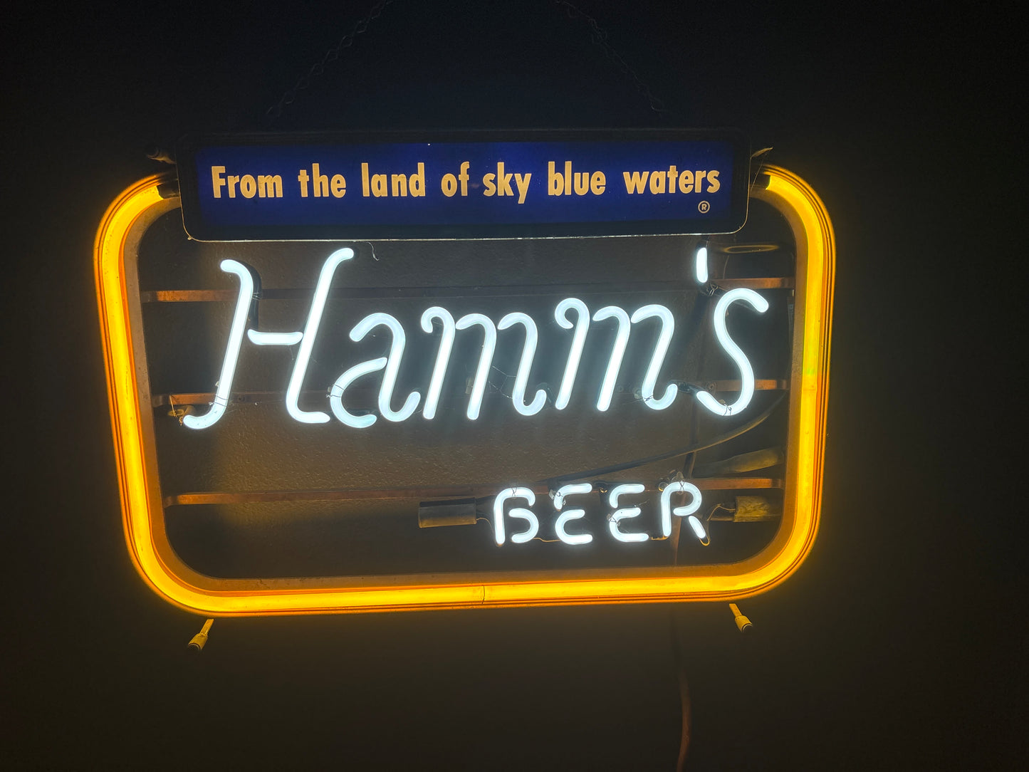 Yellow / Gold Border for Vintage Hamm's Replacement Tube - Neon Sign Part