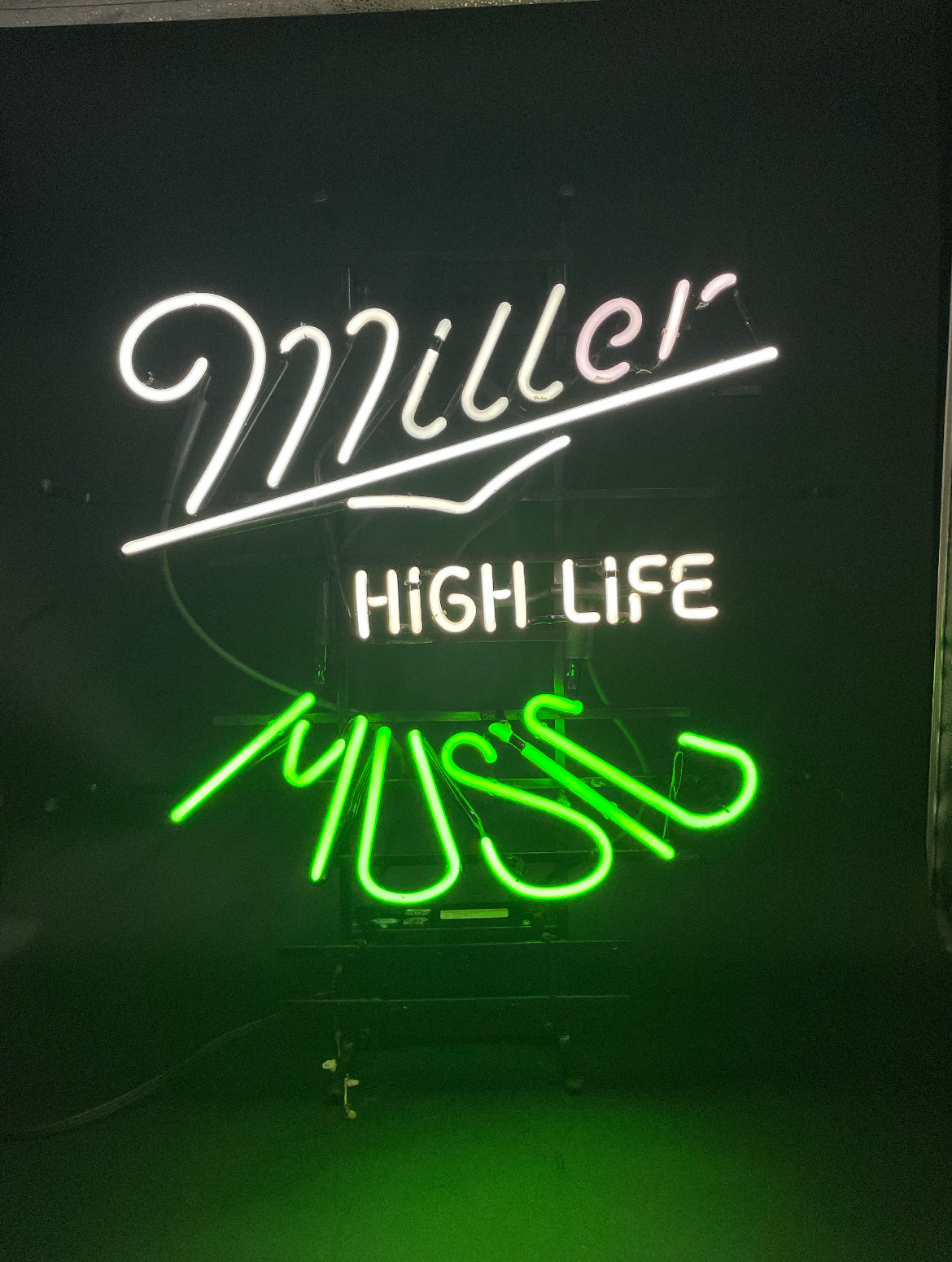 Miller Script Word unit with emphasis for Miller High life Music Replacement Tube - Neon Sign Part