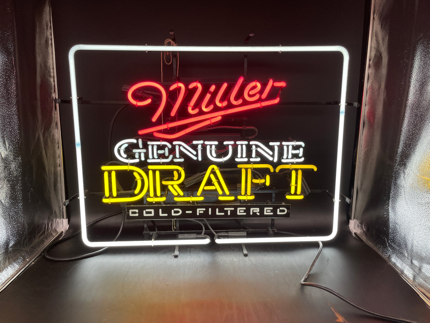 Miller Single Stroke Word unit for Miller Genuine Draft Replacement Tube - Neon Sign Part