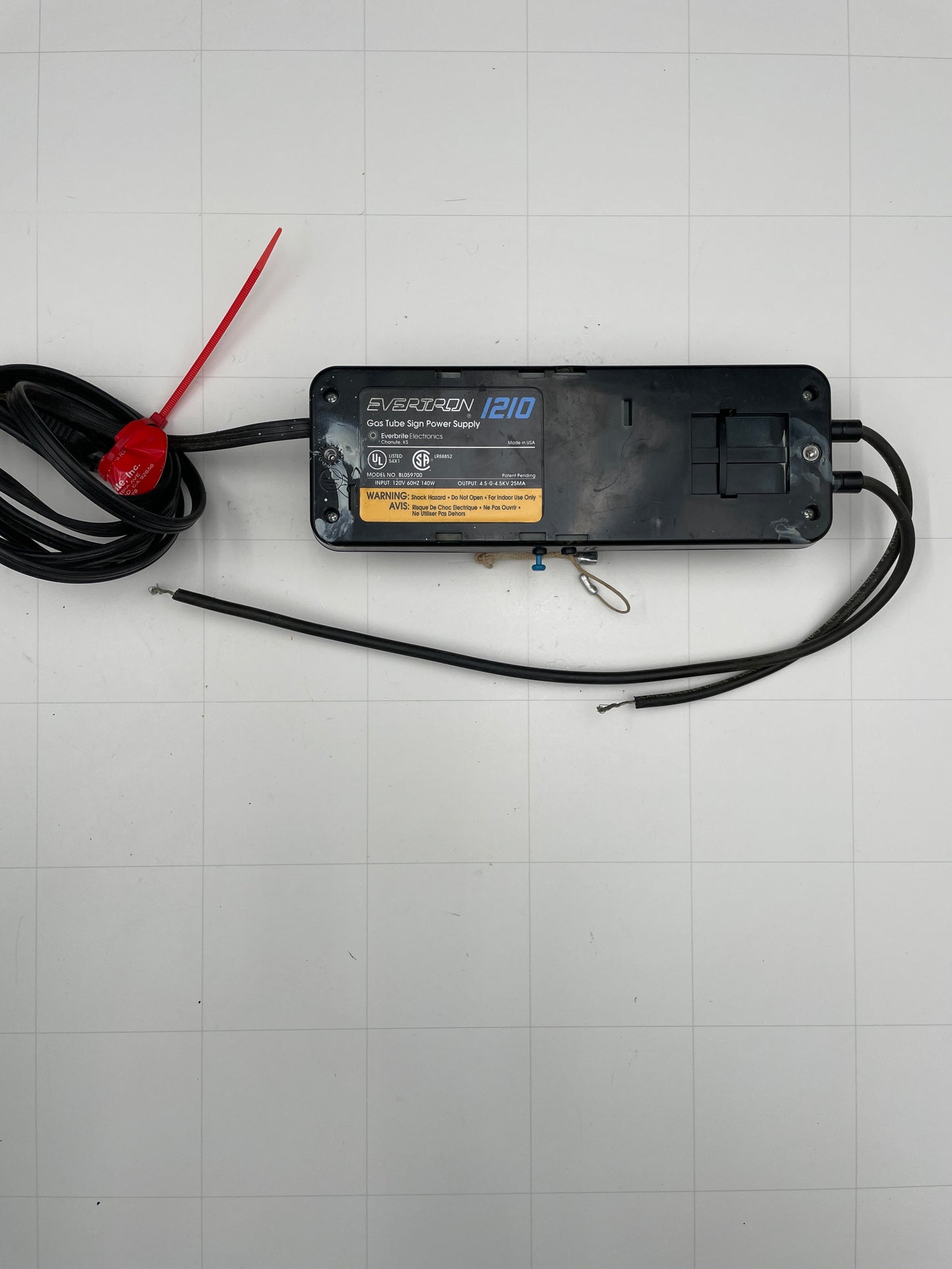 Evertron Electronic Neon Sign Replacement Transformer – 4.5Kv