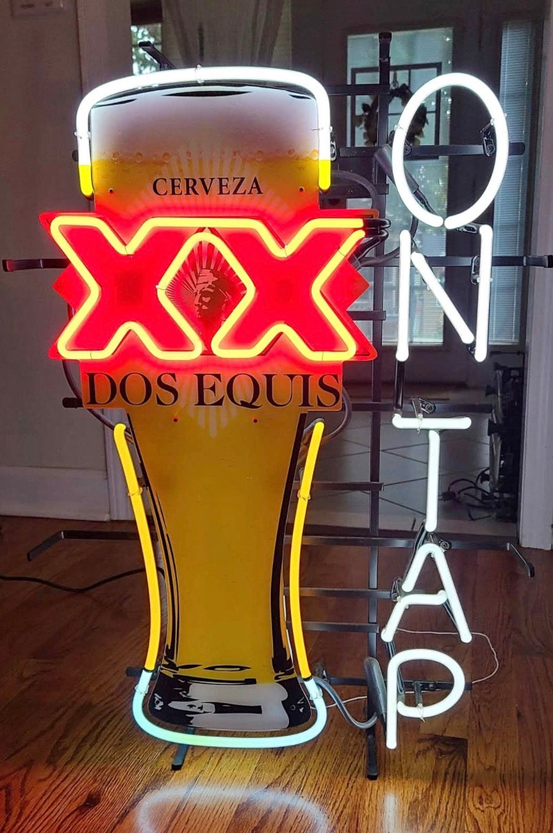 Lower Beer Glass for Dos Equis XX Replacement Tube - Neon Sign Part