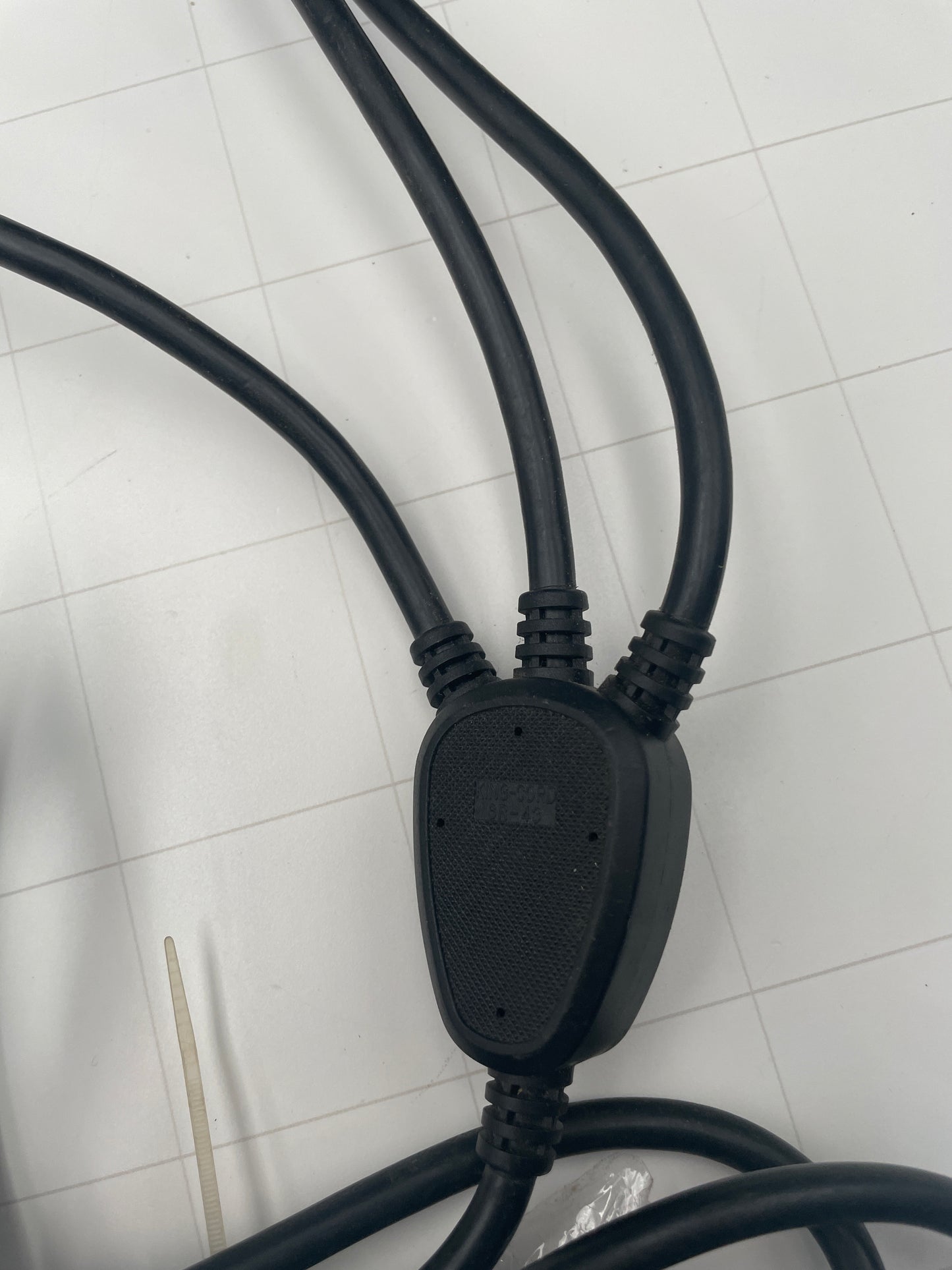 12 Ft Split Neon Sign Power Cord – Triple IEC Y-Style Replacement Cable