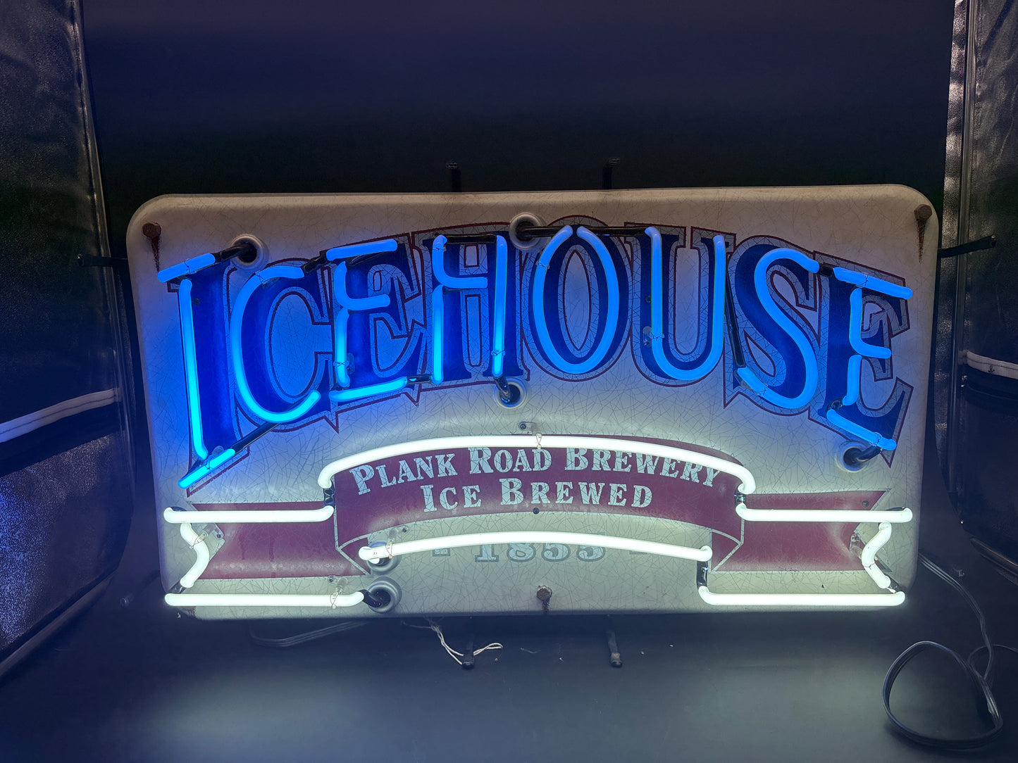 Icehouse Neon Sign Plastic Replacement Panel