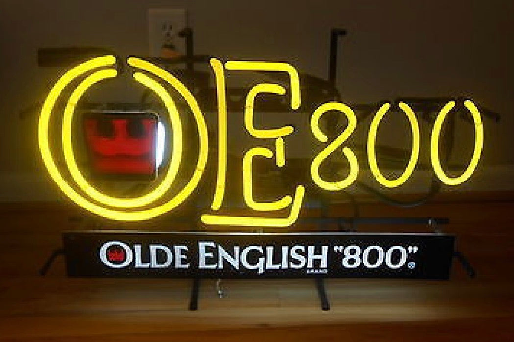 Upper Plastic for Old English 800 Neon Sign Plastic Replacement Panel