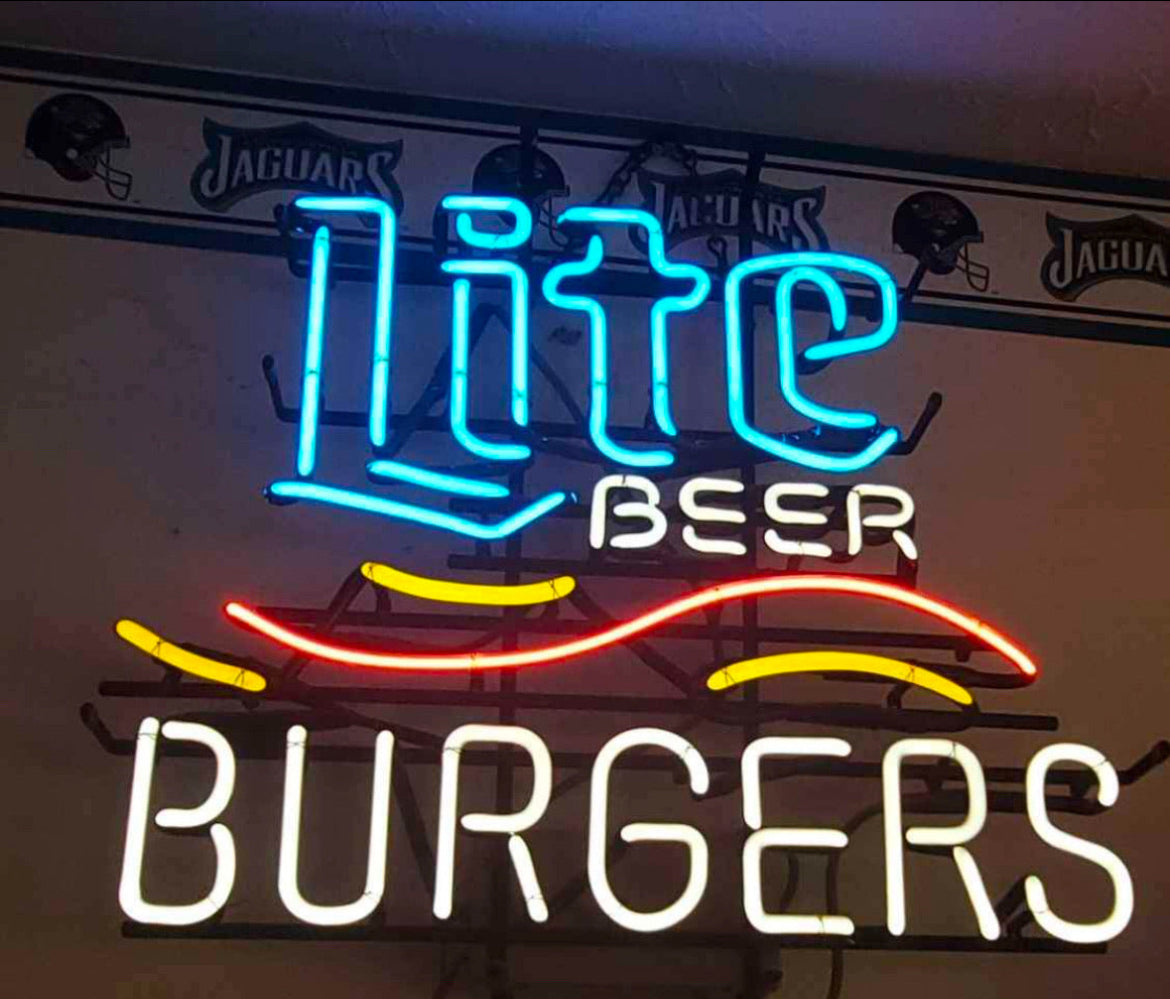 Emphasis for Lite Beer Burgers Replacement Tube - Neon Sign Part