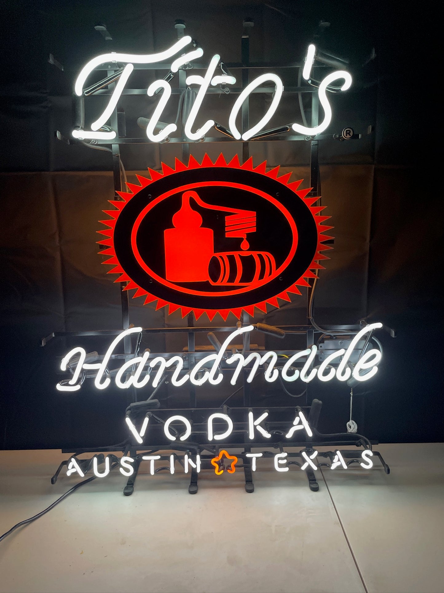 AUSTIN Single Stroke Word Unit for the Tito’s non-LED version original 6mm Neon Sign Replacement Tube