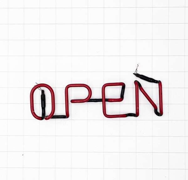 OPEN Neon Sign Replacement Tube