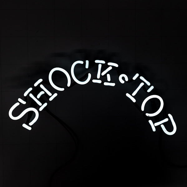 SHOCKTOP ARCHED Sing Stroke Word Replacement Tube - Neon Sign Part Used
