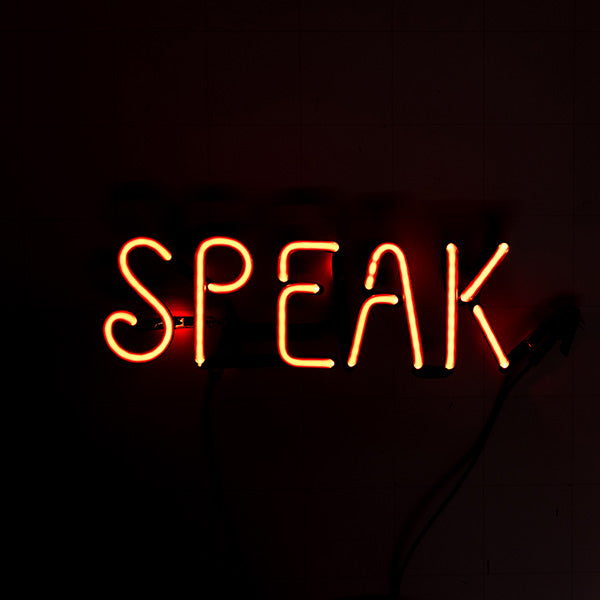 SPEAK Single Stroke Word Unit Replacement Tube - Neon Sign Part Used