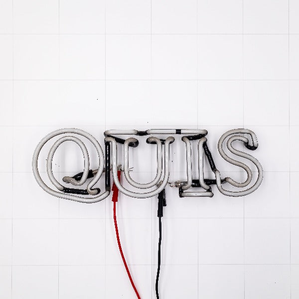 QUIS Double Stroke Word Unit Replacement Tube - Neon Sign Part Used