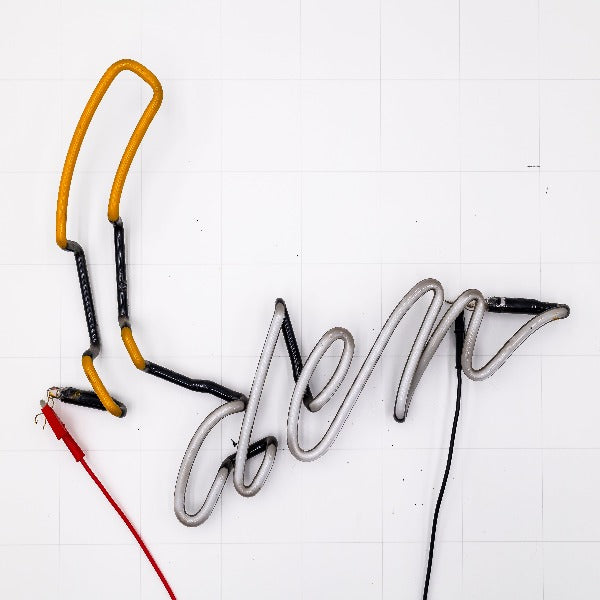 den Script Word Unit Replacement Tube - Neon Sign Part Used