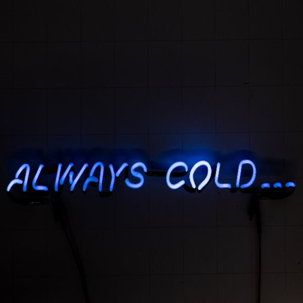 Always Cold Single Stroke Word Unit Replacement Tube - Neon Sign Part Used