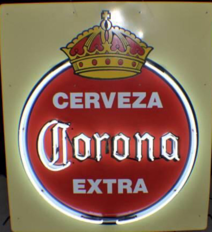 Corona Single Stroke Word Unit for tin sign Neon Sign Replacement Tube