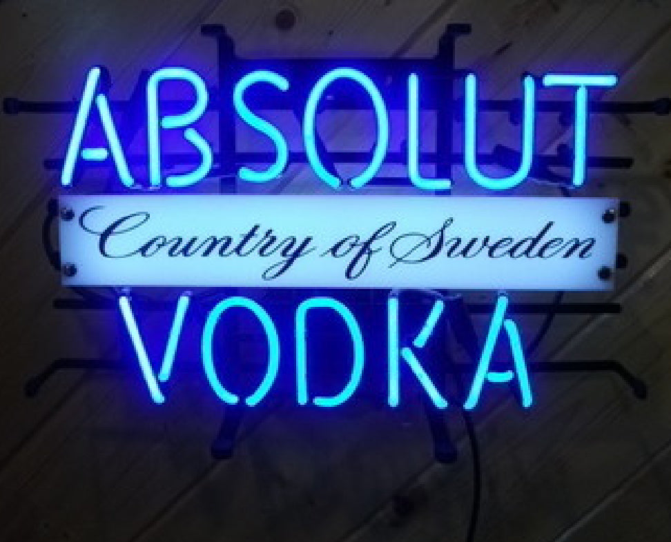 ABSOLUT Single Stroke Word unit for Absolut Vodka Replacement Tube - Neon Sign Part