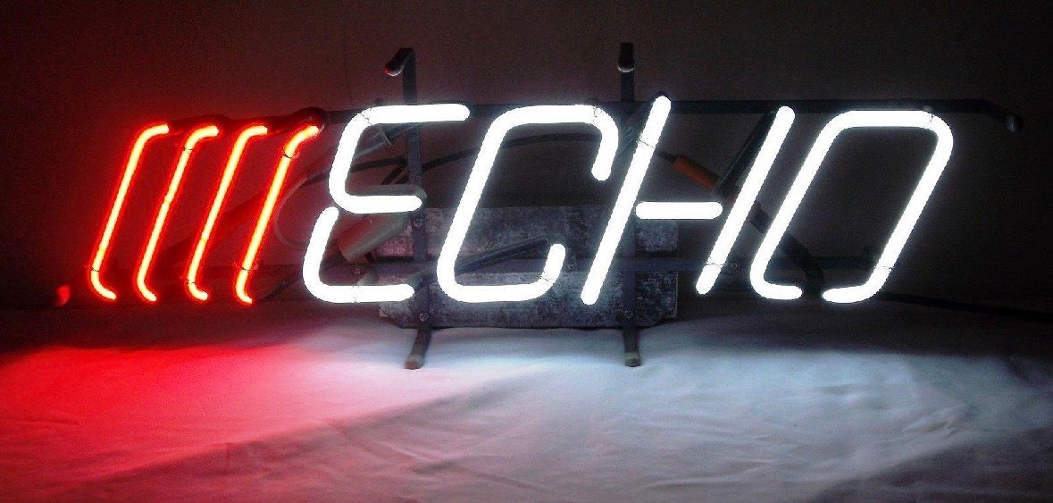 Echo Single Stroke Word unit for Echo Power Tools Replacement Tube - Neon Sign Part