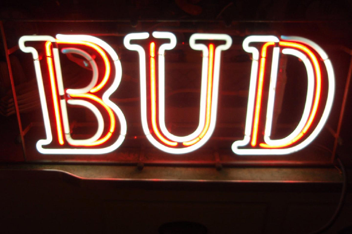 Double Stroke D for Vintage unit for BUD Flasher neon Tube - Neon Sign Part