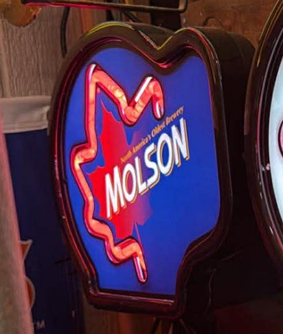 Molson North America's Oldest Brewery Neon Sign Plastic Replacement Panel