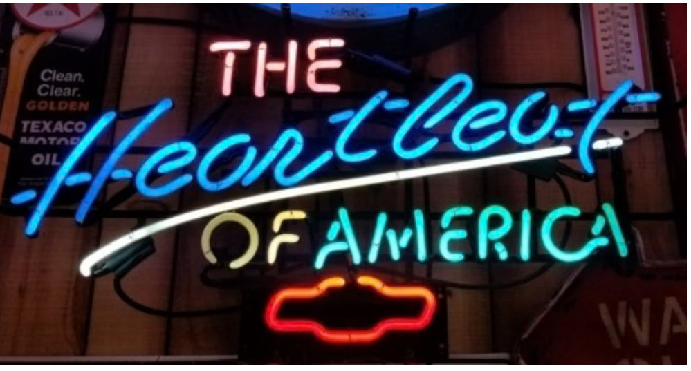 tbeat single stroke word unit for Heartbeat of America Replacement Tube - Neon Sign Part
