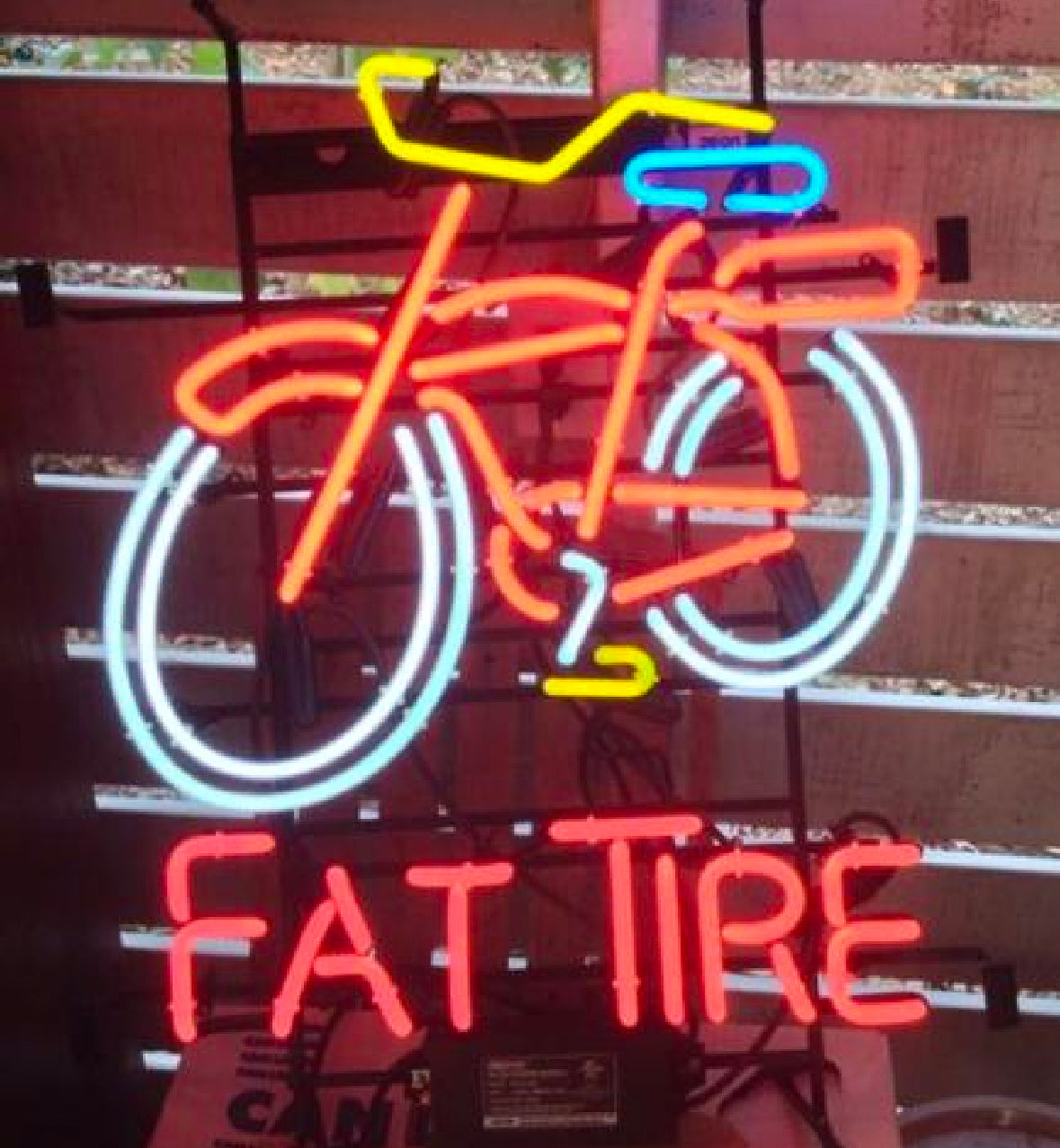 Seat & Handle Bars for Fat Tire Bike Neon Sign Replacement Tube