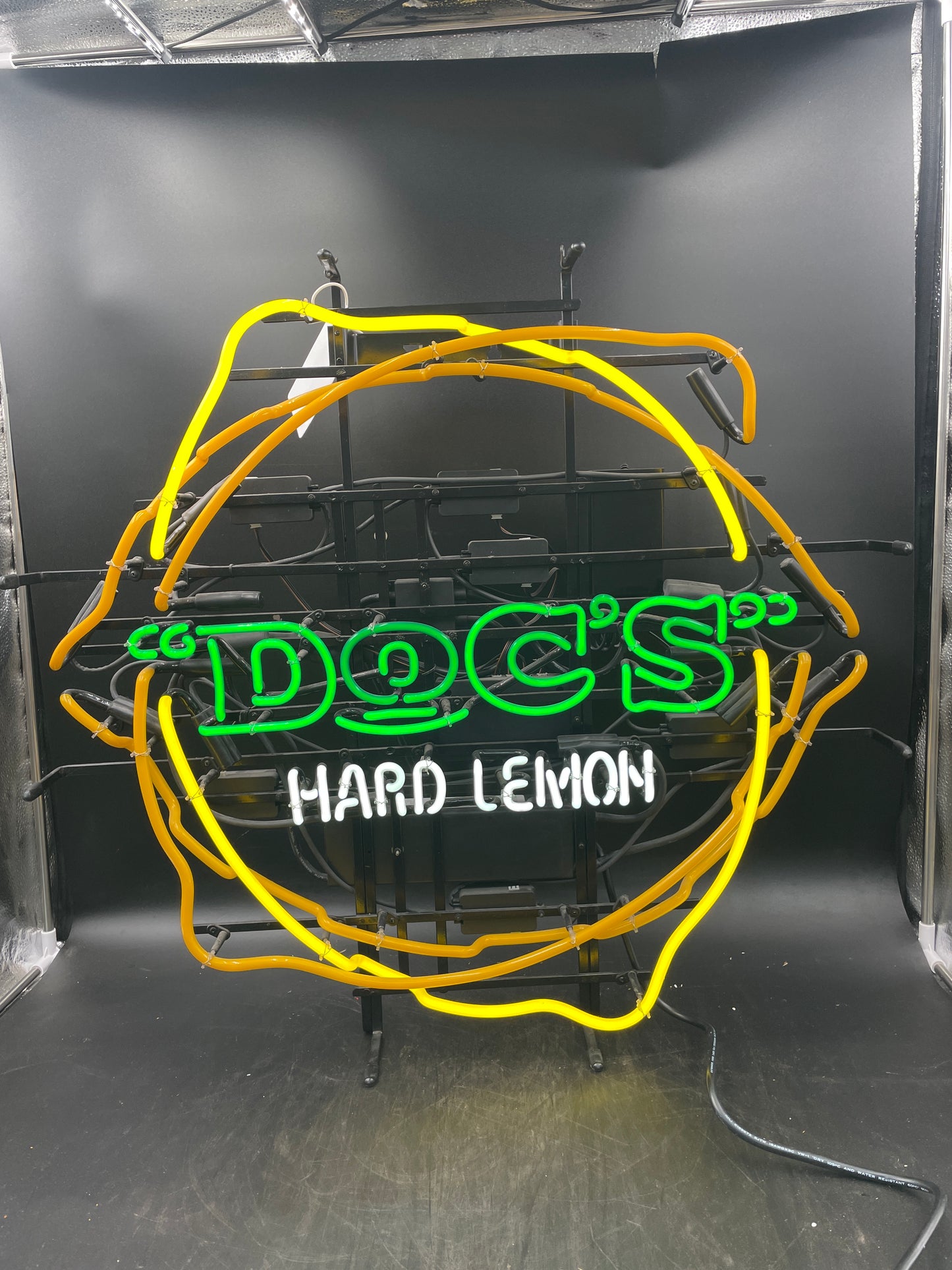 Lower Right Lemon Border unit for Doc's Hard Lemonade Replacement Tube - Neon Sign Part