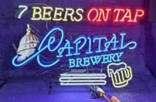 AL Single Stroke Word Unit for Capital Brewery 7 Beers on Tap Replacement Tube - Neon Sign Part
