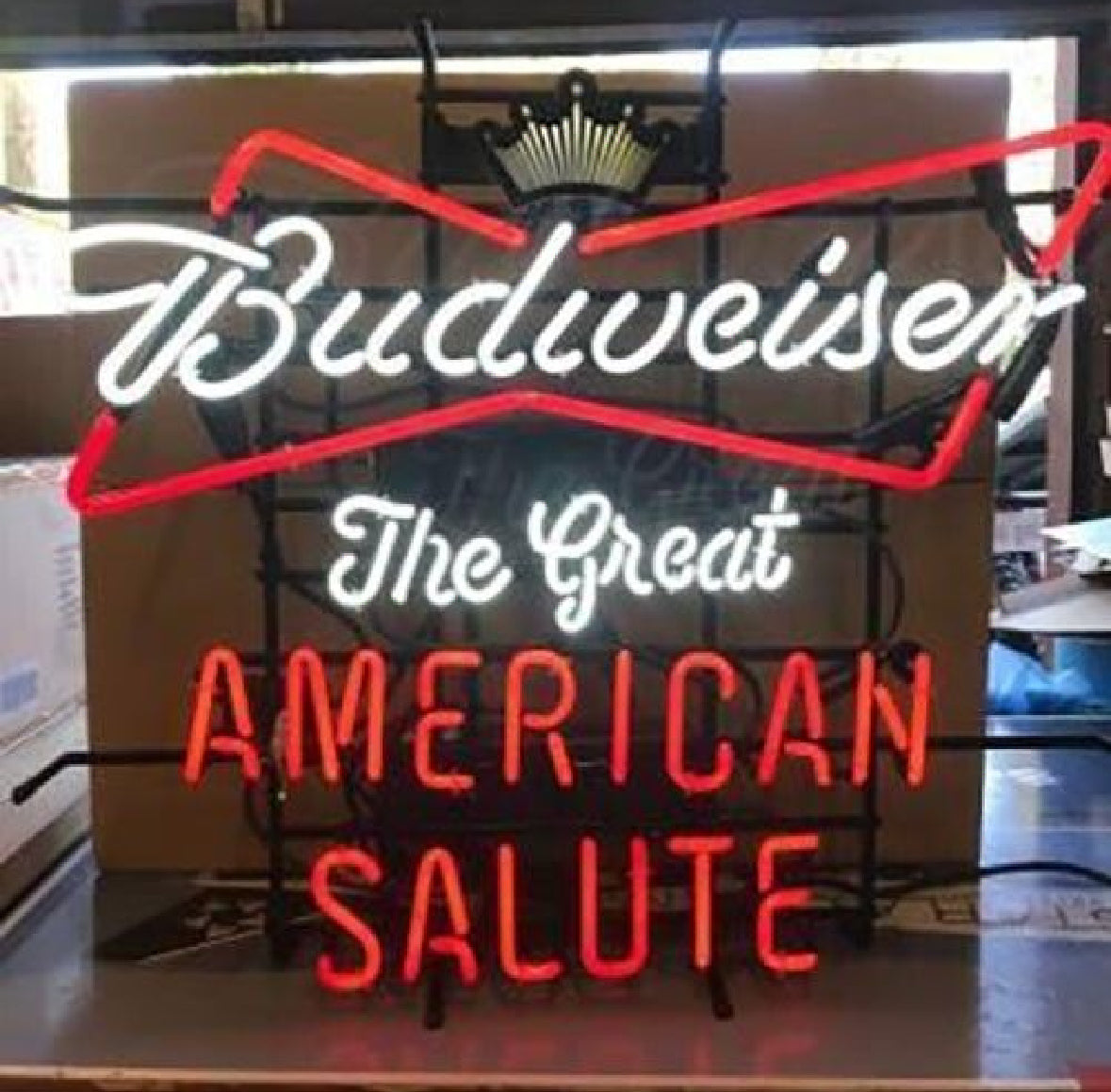 The Great Script Word unit for Budweiser American Salute Replacement Tube - Neon Sign Part