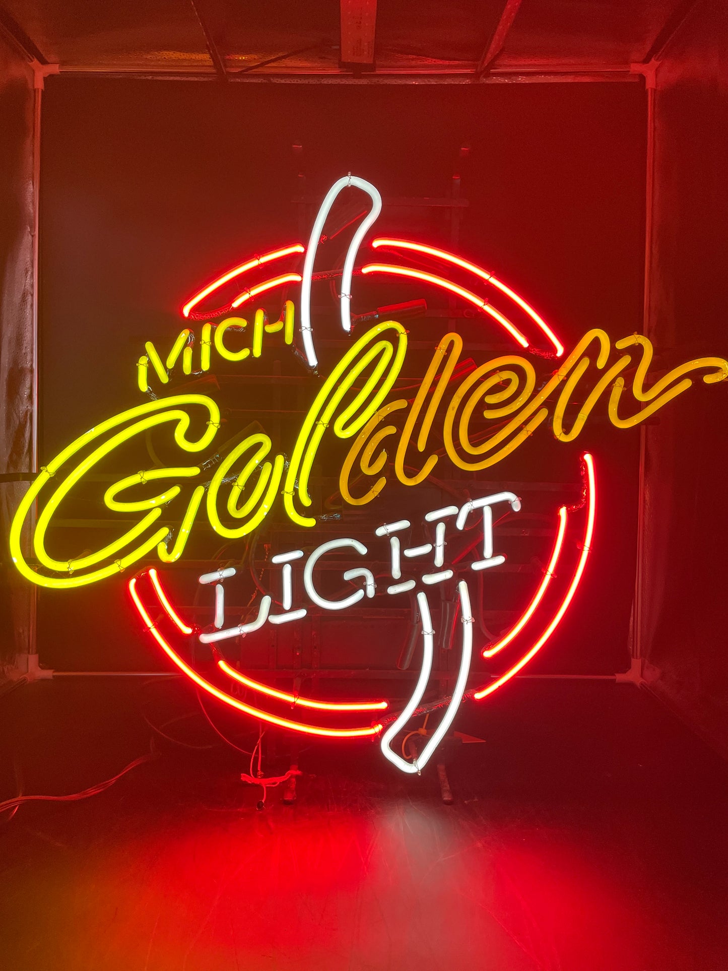 Lower Border Unit for Michelob Golden Light Replacement Tube - Neon Sign Part