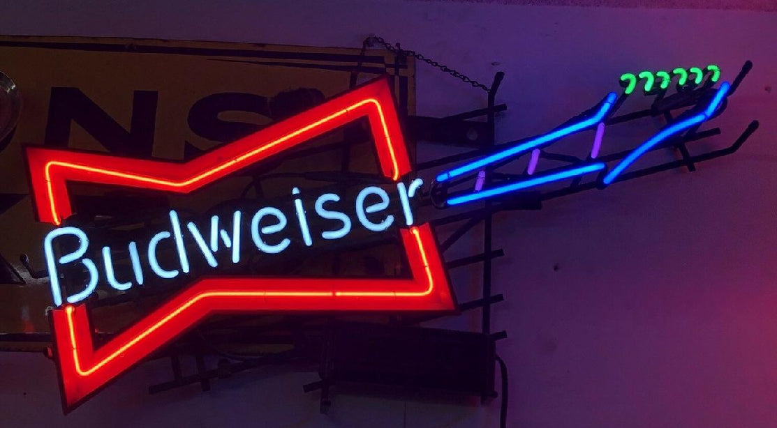 Guitar Neck for Budweiser Guitar Neon Sign Replacement Tube