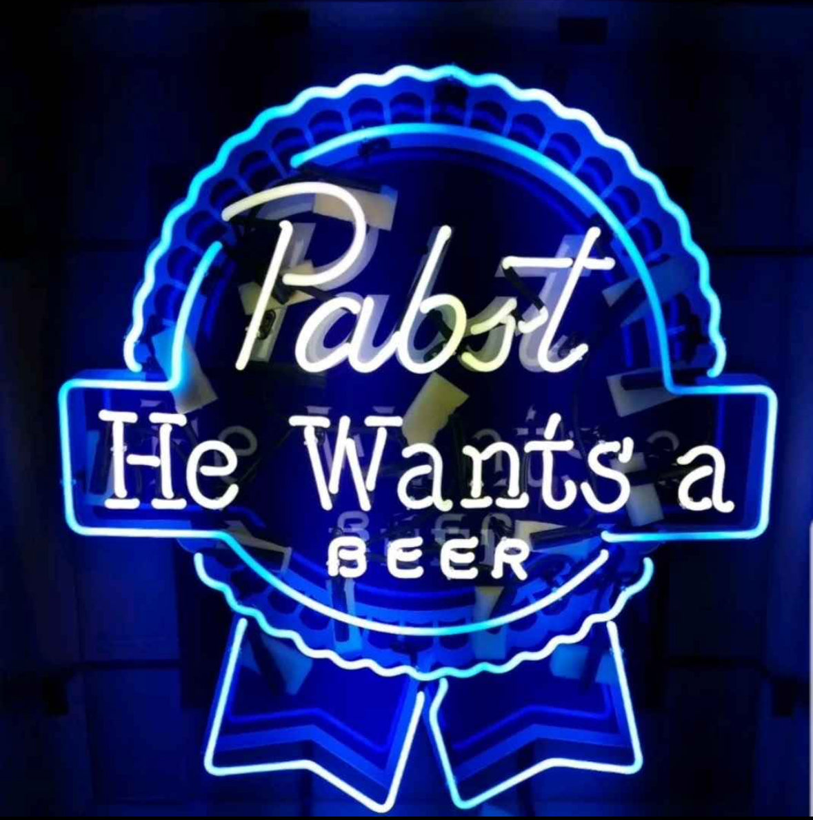 Pabst Single Stroke Word Unit for Pabst Custom Beer Replacement Tube - Neon Sign Part