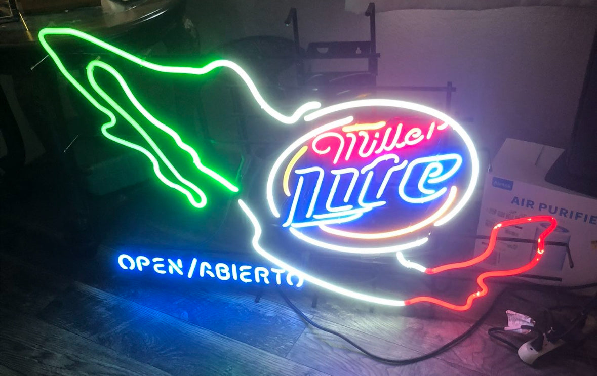 Mexico Top Border Mystery/Unknown Unit – Neon USA – Replacement Tube – Neon Sign Part