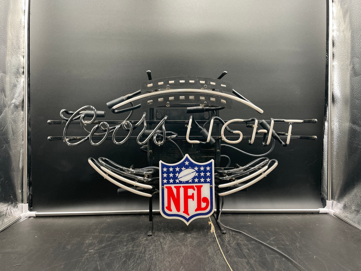 Top Plastic NFL Football Laces for Coors Light Neon Sign Plastic Replacement Panel