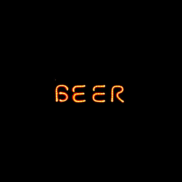 BEER Single Stroke Word Unit Neon Sign Replacement Tube