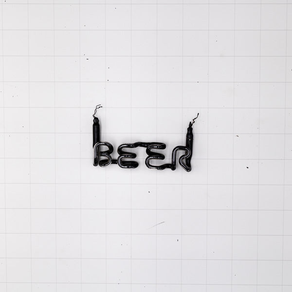 BEER Single Stroke Word Unit Neon Sign Replacement Tube