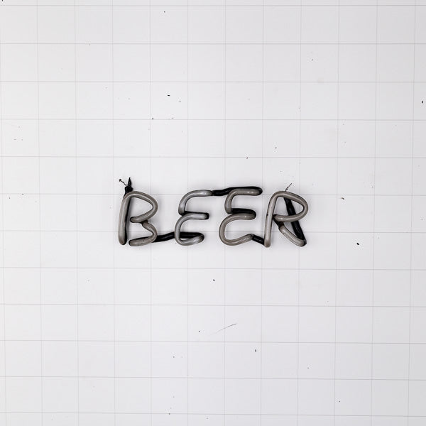 BEER Single Stroke Word Unit Neon Sign Replacement Tube