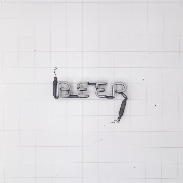 BEER Single Stroke Word Unit Neon Sign Replacement Tube