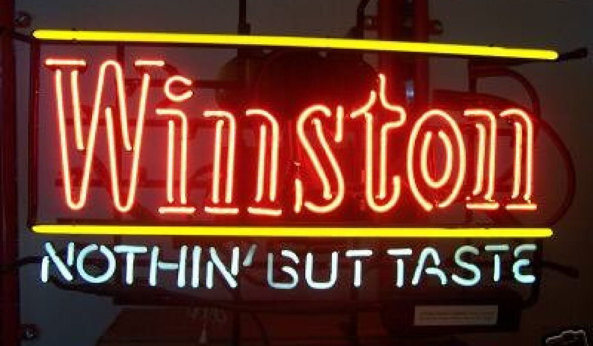 ton Double Stroke Word unit for Winston Replacement Tube - Neon Sign Part