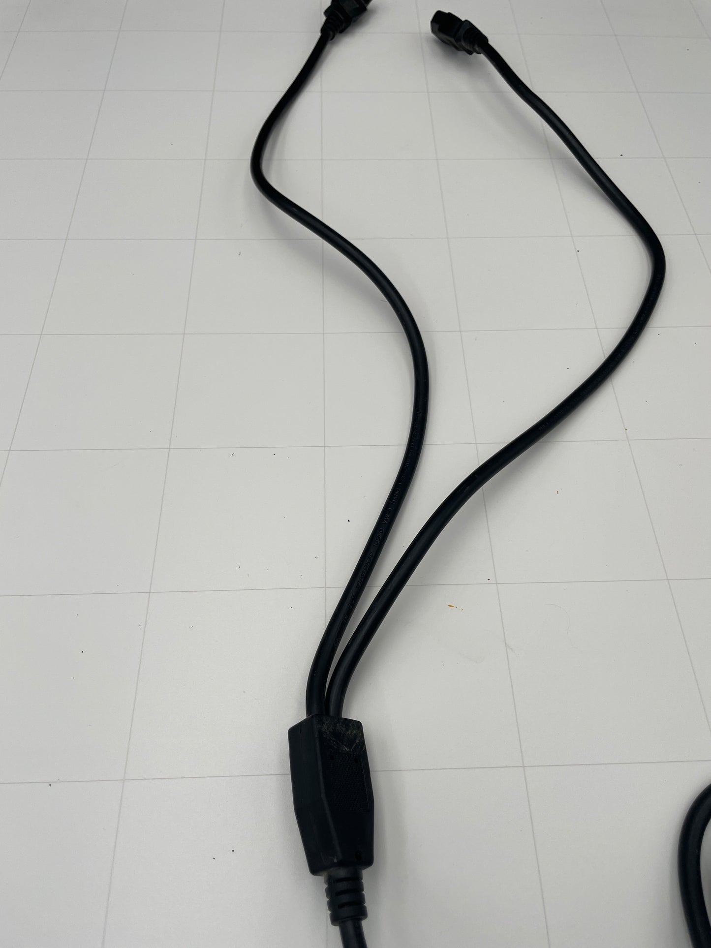 10 Ft Split Neon Sign Power Cord – Dual IEC Y-Style Replacement Cable