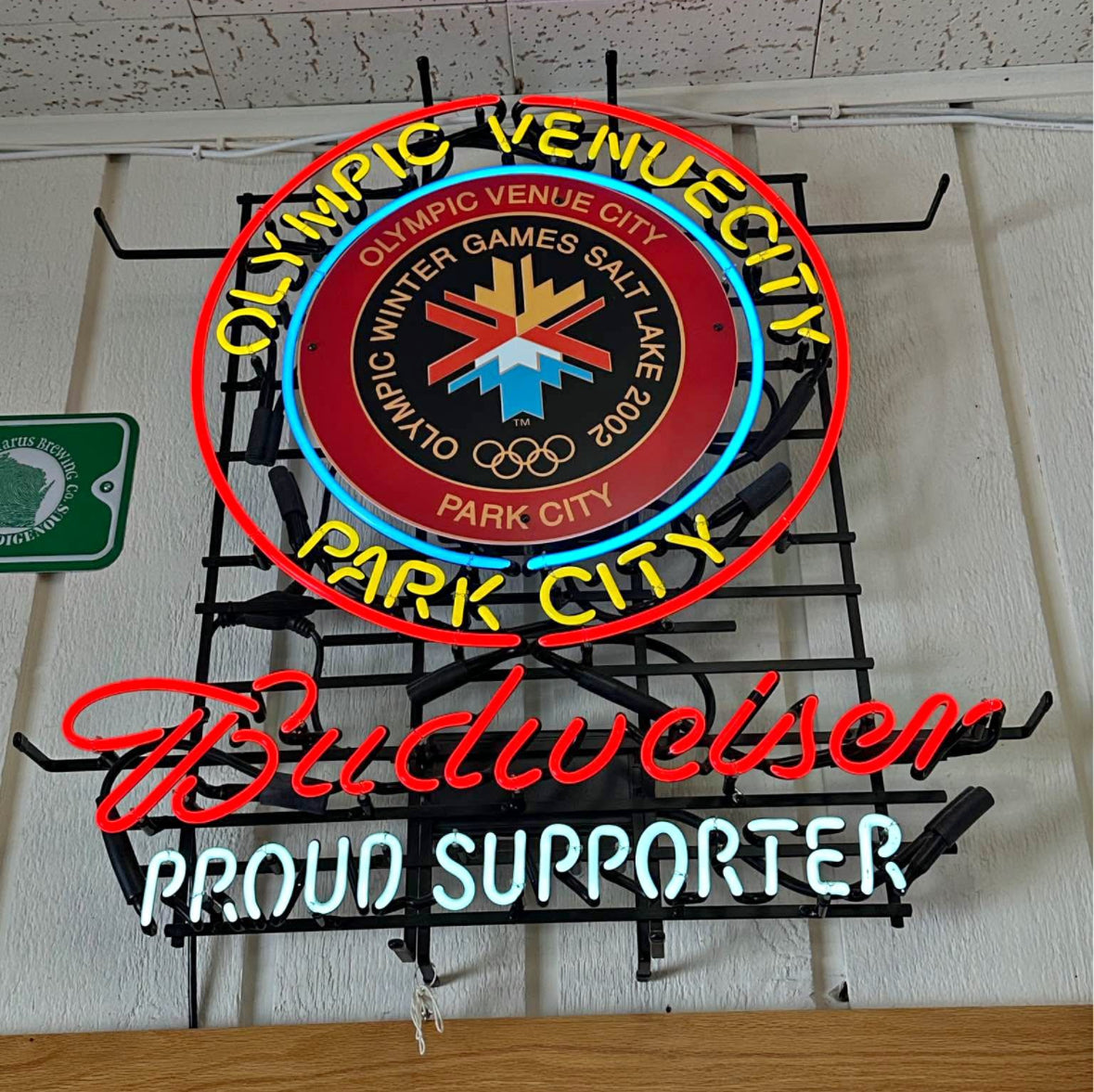 Left half of Red Circle Border for Budweiser Park City Olympics logo Neon Sign Replacement Tube