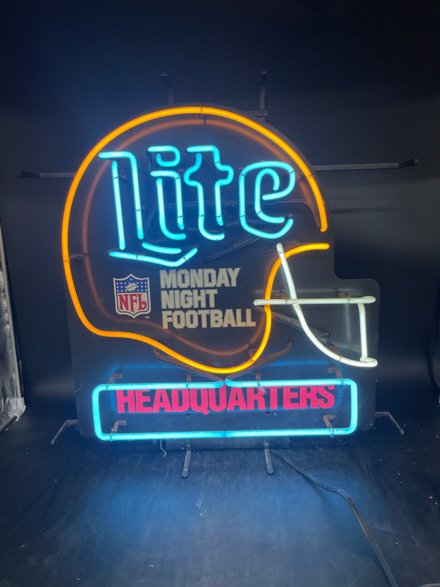 Rectangle Lower Blue Border for Lite Monday Night Football Headquarters Replacement Tube - Neon Sign Part