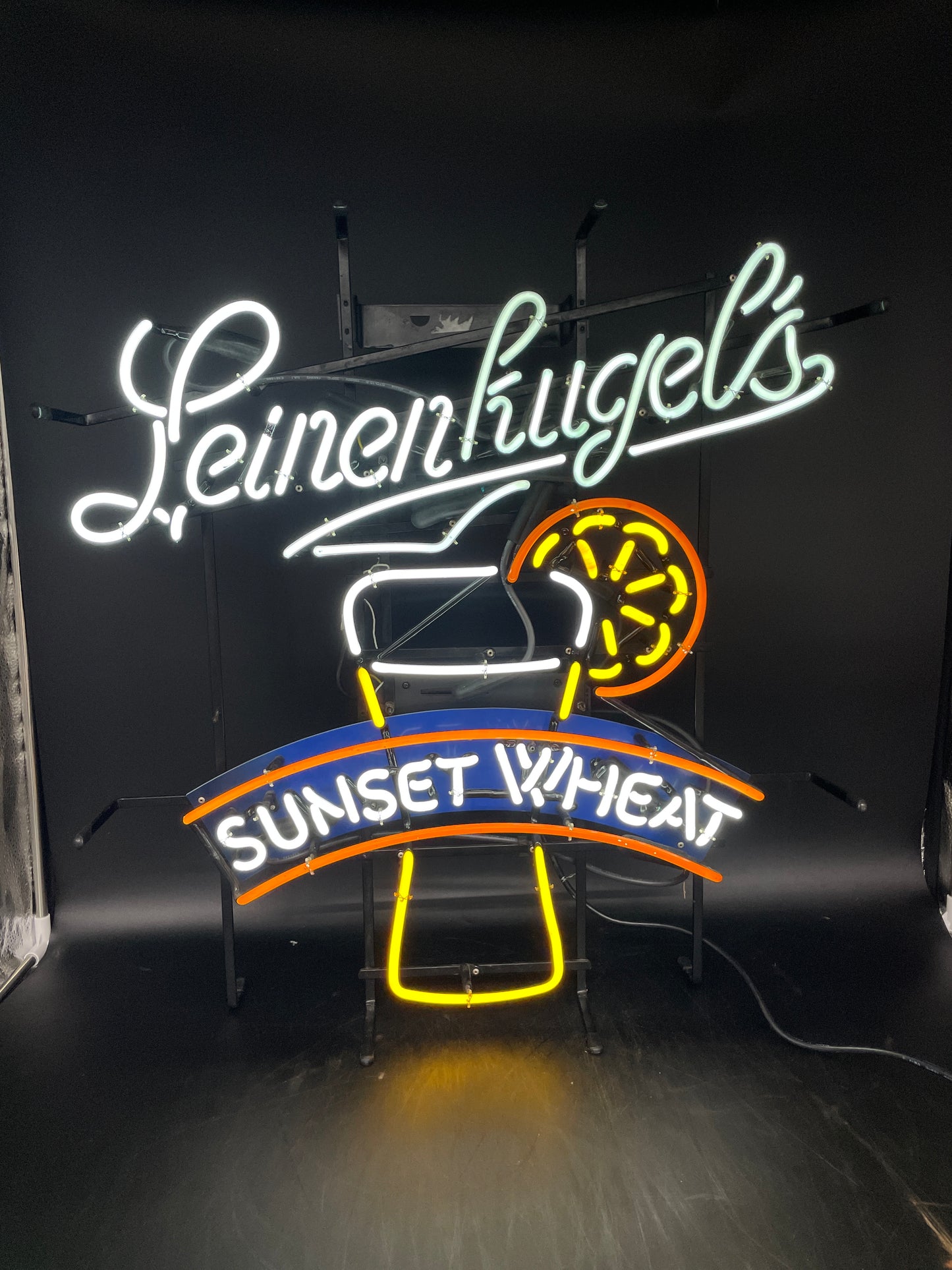 Border Unit and Orange for Leinenkugel’s Sunset Wheat Replacement Tube - Neon Sign Part