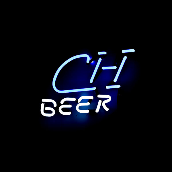 CH BEER Single Stroke Word Unit for Busch Neon Sign Replacement Tube